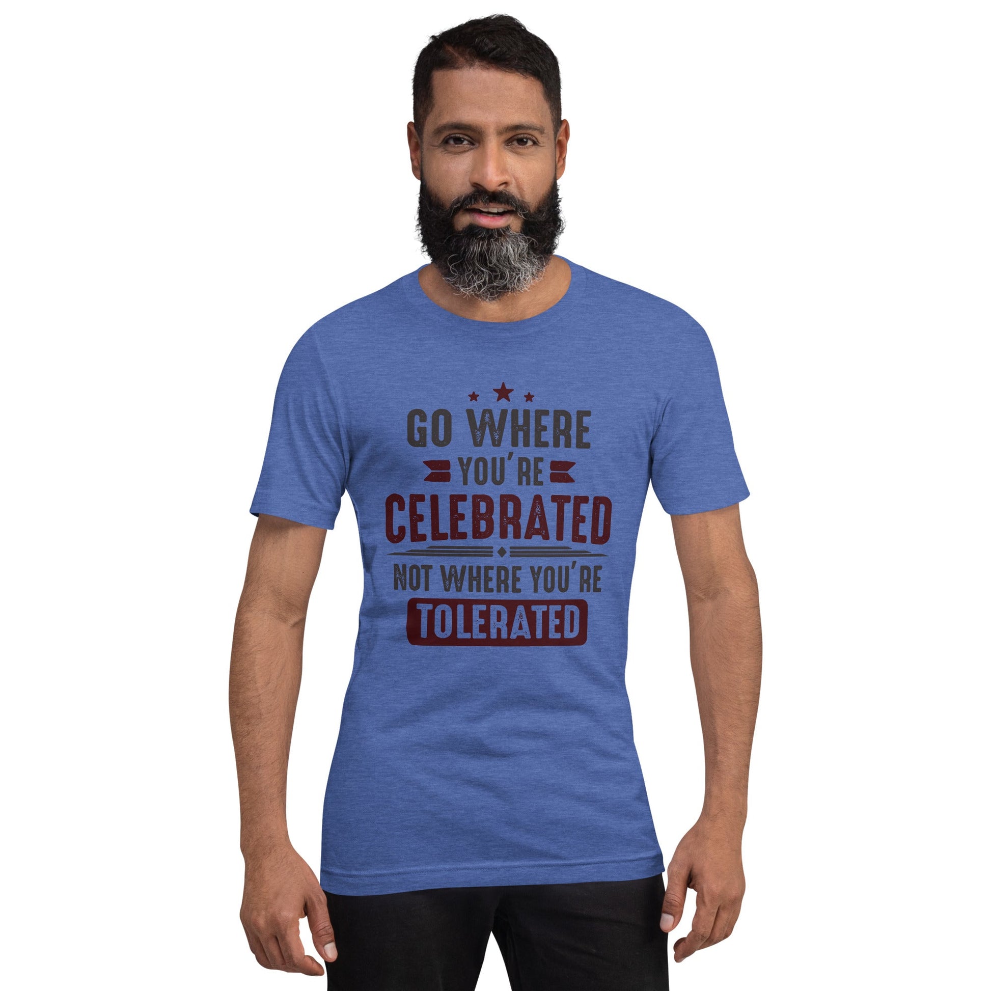 Mens Go Where You Celebrated T-shirt - Pixellly ANZ