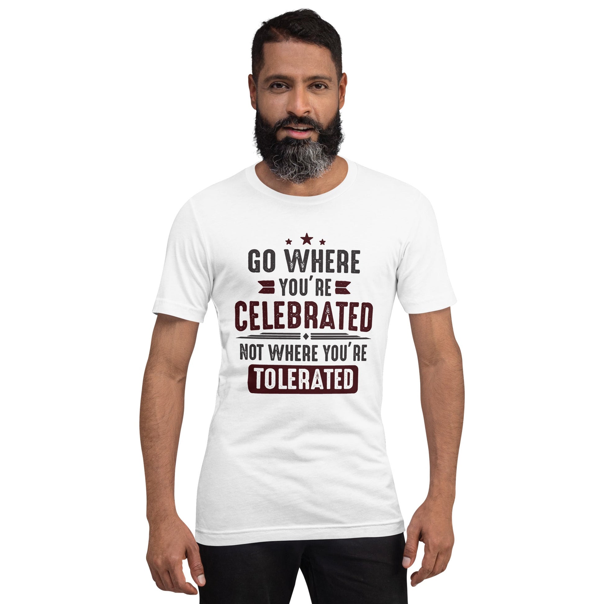 Mens Go Where You Celebrated T-shirt - Pixellly ANZ