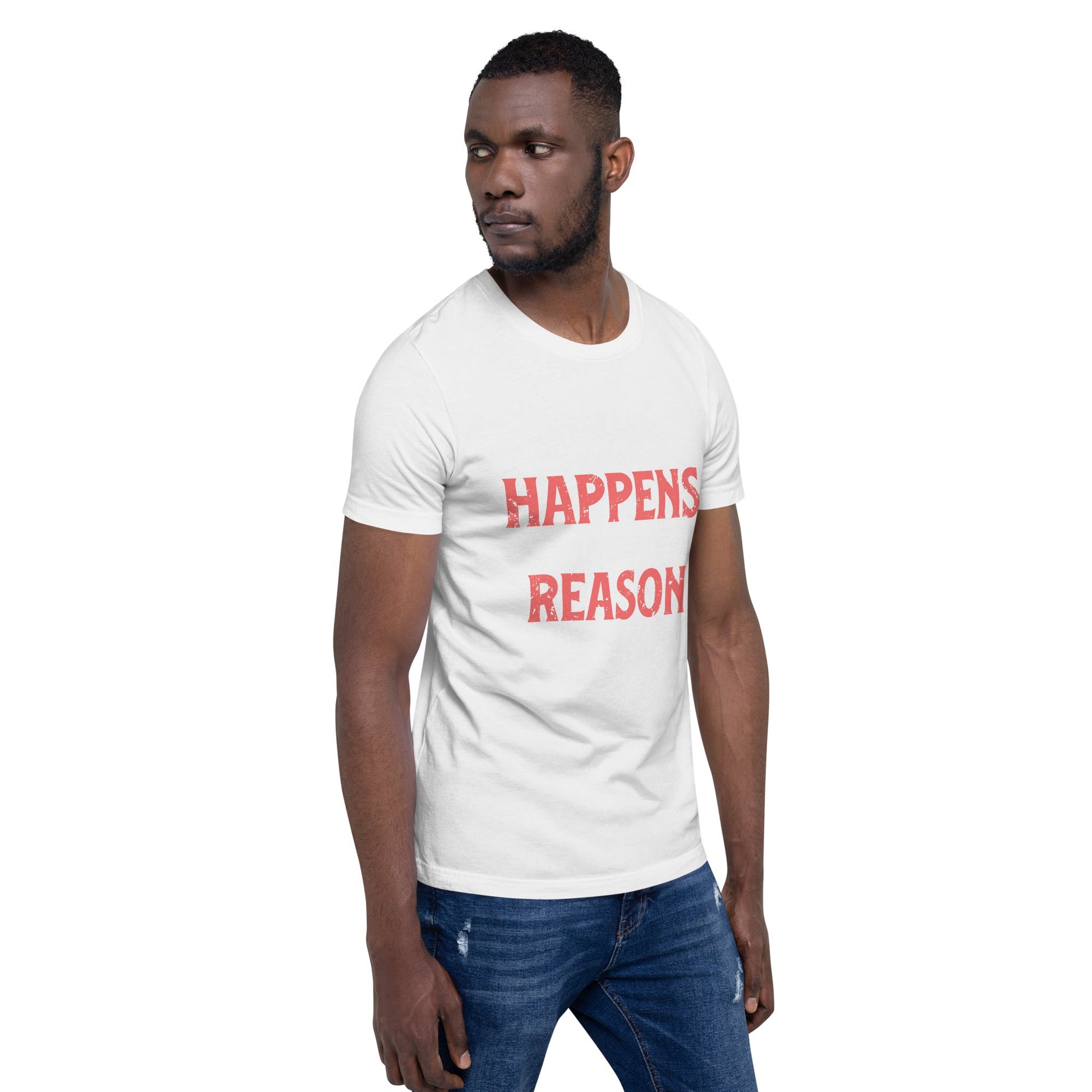 Mens Everything Happens For A Reason T-shirt - Pixellly ANZ